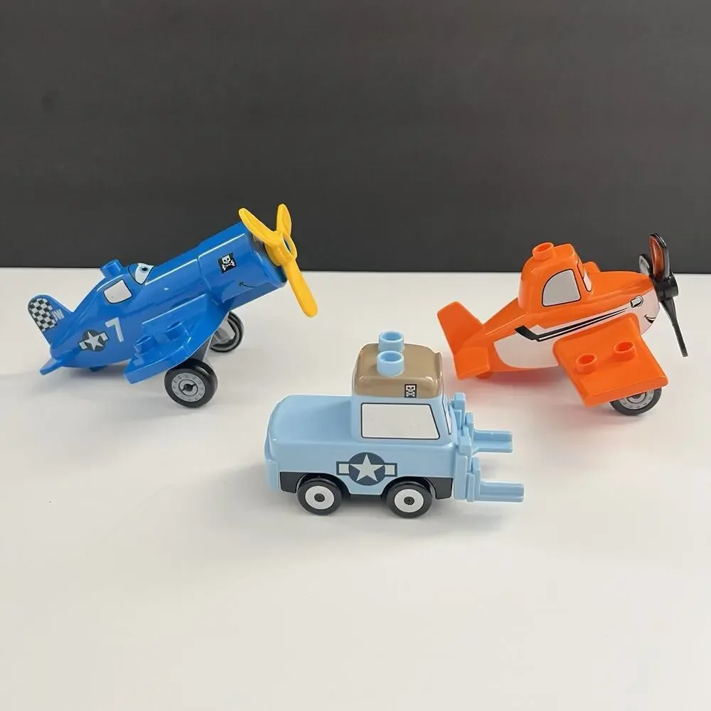 LEGO Duplo Planes Skipper's Flight School 10511 Complete Dusty Sparky Toy Set